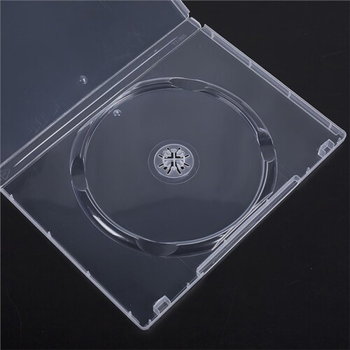12 Pcs Transparent CD DVD Storage Box 14mm Double Disc Holder Fit for Ps4 Game Portable Shockproof Protective Case 1