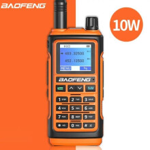 Baofeng UV-17 10W Portable Walkie-Talkie with 1.7" LED Display, USB-C Charging, FM Radio, Dual-Band VHF/UHF, IPX54 Rating, and 5–15 km Rang