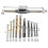 Screw Extractor Set 11-Piece, Broken Stripped Screw Remover 3mm-10mm, Coarse Thread Bolt Extractor with Drill Bits 6