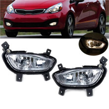 For Rio Sedan 2012 - 2015 Fog Light Car FogLamp Car Driving Front Bumper Driving Lamp 92201-1W000 92202-1W000