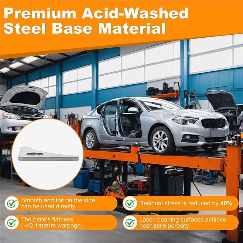 Weld Gusset, Acid-Cleaned Steel Weld Tabs 1.85