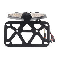 Motorcycle License Plate Holder (with Integrated LED Turn Signals) - Eliminator Kit for S1000RR/M1000RR
