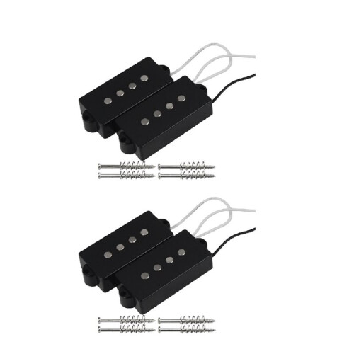 Pb P Bas Pickup Humbucker Pickup för 4-Strängad P Bas Ersättningsdel för Basgitarr