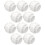 10 PCS 3/4" PVC Union Coupling Pipe Fitting, Slip Joint Adapter PVC Connectors (Socket X Socket) 1