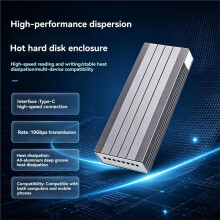 M2 SSD Behuizing Naar USB3.1 SSD Behuizing Adapter USB 3.2 Gen2 USB C Externe Behuizing voor PC
