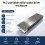 M2 SSD Case  to USB3.1 SSD Enclosure Adapter USB 3.2 Gen2 USB C External Enclosure for PC 5