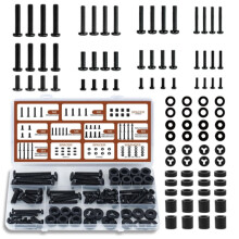 92PCS Universal TV Mounting Hardware Screw Kit Set with Box-M4 M5 M6 M8 TV Mount Replacement Screws for Most TV/Monitor