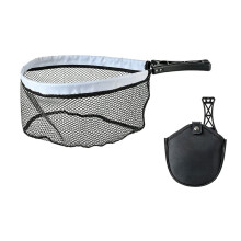 Rede de Pesca Pequena Dobrável Rede de Pesca Portátil com Bolsa de Transporte Rede de Captura Compacta e Colapsável para Pesca Ao Ar Livre