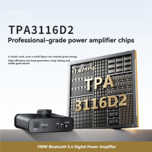 YS-D100 100W Bluetooth5.4 Digital Audio Förstärkare HiFi Ljud TPA3116D2 Mottagare Bil Hemmabio US Plug