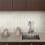 5 Sheets Removable Beige Tile Stickers - Peel & Stick Waterproof Decals for Kitchen & Bathroom 4