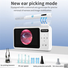 4,3 Inch Digitale Otoscoop HD1080P 3,5mm Oor Picker Oor Camera 6 LEDs Oorsmeer Verwijderingsgereedschap Oor Reinigingsstaafje
