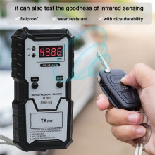 Car Keys Infrared Frequency Tester 100M-1GHZ 4-Bit Digital Electronic IR Frequence Counter Tester with Illumination