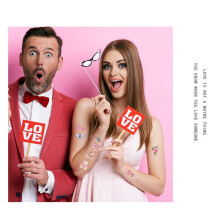 20 Feuilles Saint Valentin Tatouage Temporaire Saint Valentin Coeur Tatouage Autocollant pour Enfants GarçOn Filles Cadeau Saint Valentin