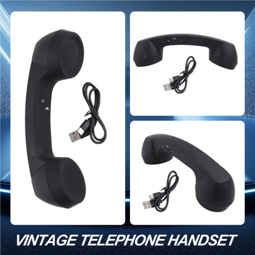Receptor de Telefone Retro Sem Fio e Receptor de Telefone com Fio para Celular 2