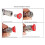 Classic Graffiti Design Washer Gun Set Supplied 5 Nozzles Base1/4" Quick Connect for Auto Maintenance Tool 6