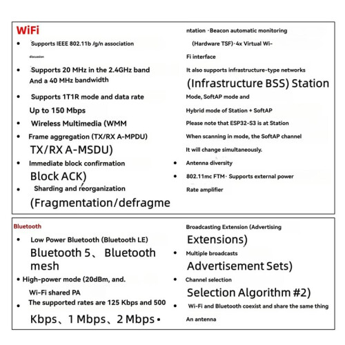 ESP32-S3-N16R8 Development Board 2.4G Wifi  Module 8MB PSRAM 16MB FLASH Type-C ESP32-S3 2