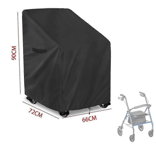 Αδιάβροχο κάλυμμα περιπατητήρα Rollator για ηλικιωμένους με κάθισμα για 2