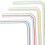 8 Inches 500pcs Aed Striped Bendable Plastic Drinking Straws 4