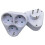 Socket Distributor 3-Way EU Compatible with De Wyelv Multiple Power Socket 2