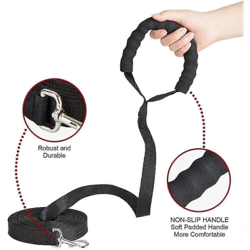 Long Nylon Dog Training Leash for Obedience Tracking Camping Outdoor Use 2