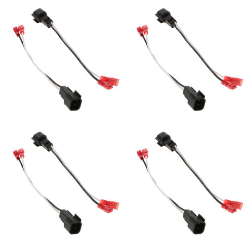 4 Pair Car Audio 2-Pin Plug Speaker Replacement Wiring Harness for Chevy  Focus 1
