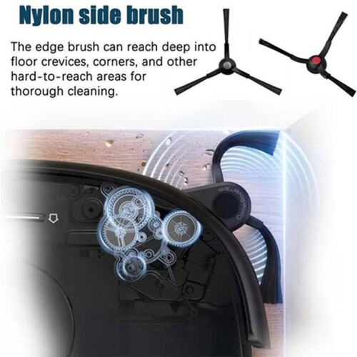 Vacuum Main Side Brush Dust Bag Filter Roller Mop for  Omni E25 / E28 Vacuum Cleaner Replacement Parts 1