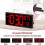 Large Digital Wall Clock 14.3 Inch LED Numbers with Temperature and Humidity Display 3