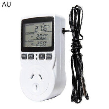 Regolatore di temperatura digitale per riscaldamento e raffreddamento con presa da 16 A e timer con sonda sensore