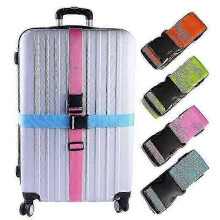 Balenie 4 cestovných popruhov na batožinu, nastaviteľné popruhy na batožinu so zapínaním na pracku, 4 farby
