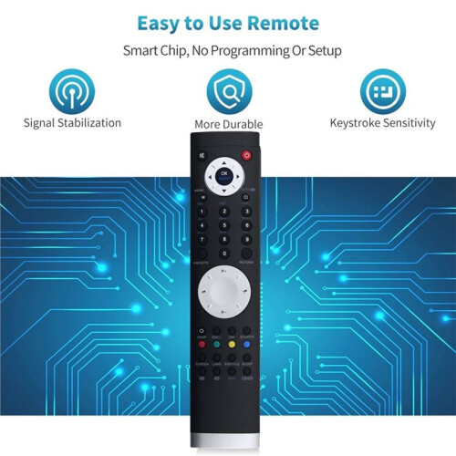 Replace RC1800 Remote Control for  TV CE32LC81B CE32HW04 CE32LD33B CE37FD33B CE42FD81B CE47FD51 2
