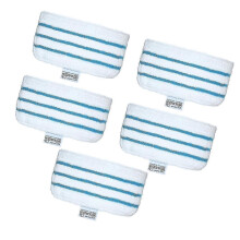 Lot de 5 lingettes de rechange pour balai vapeur compatibles avec les modèles Black + Decker FSM1610 et FSM1630