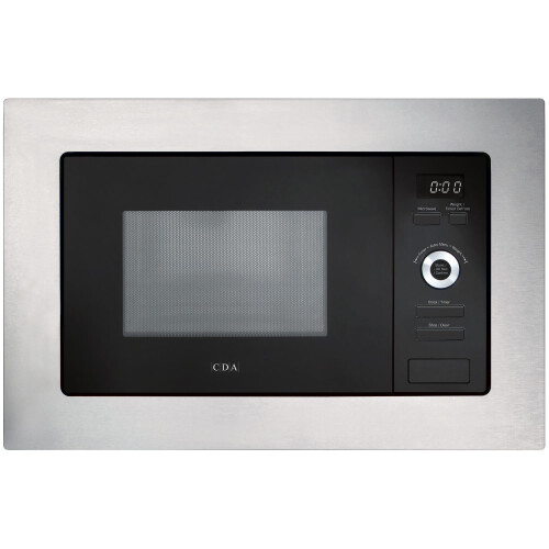 CDA CDA VM551SS 17L Built-In Solo Microwave 700W, 8 Auto Cook Programs & LED Timer