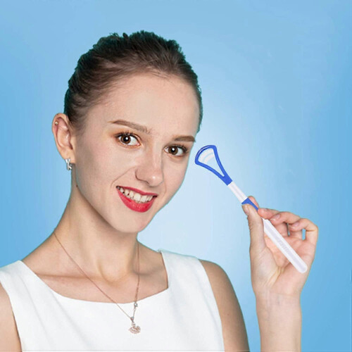 6PCS Ξύστρα Γλώσσας, Πλαστική Βούρτσα Καθαρισμού Γλώσσας, Φρέσκια Βούρτ 2