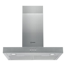 Indesit 60cm Slimline Cooker Hood - Stainless Steel IHBS65LMX