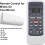 Universal Remote Control Replacement for Midea Air Conditioner (Type: R51M/E) 2