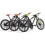 Metallmodell eines Finger-Mountainbikes im Maßstab 1:10, grün 5