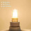 10 Pack G9 35W 230V Halogen Light Bulbs Warm White 2800K 4
