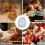 3 Colors Dimmable Kid's LED Night Light Touch Switch USB Charging For Bedroom 5