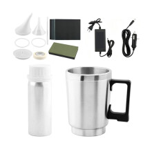 Car Headlight Restoration Kit, Auto Headlight Lens Polish Repair Kit Atomizing Cup Headlight Renovation Tool EU Plug