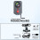 Motorcycle Dual DVR WiFi Connect Action Camera Recorder Front & Inside View Waterproof Motorcycle Dash Cam 8