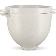 KitchenAid Bread Bowl with Baking Lid - Grey Speckle 5KSM2CB5BGS