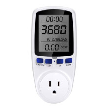 Digital Power Wattmeter Socket KWh Meter Electricity Usage Monitor Wattage Voltage Analyzer Power Meter US Plug