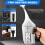 Car Headlight Restoration Kit, Auto Headlight Lens Polish Repair Kit Atomizing Cup Headlight Renovation Tool EU Plug 3