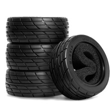 4 Stück 1/10 RC-Rennreifen Heißschmelzreifen 1:10 für TT01 RC-Auto Upgrade-Teile