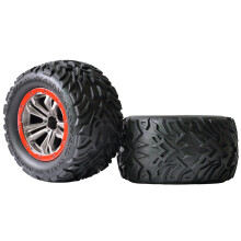 4 StüCke Reifen Reifen Rad 56-ZJ02 für Hosim 9155 9156 Xinlehong 9155 9156 1/12 RC Auto Ersatz ZubehöR Teile