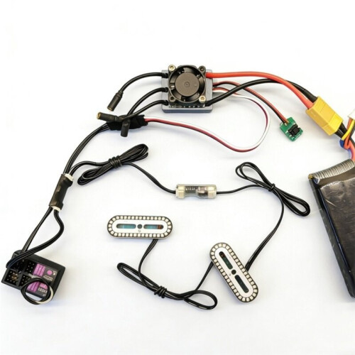 RC Car Lighting System with Throttle-Activated Lights for RC Car Lights with Switchable Modes 2