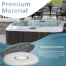 Insertar Almohada Ovalada 2472-826 + Soporte Trasero para Bañera de Hidromasaje J-300 Series Hot Tub 2007-2013, Almohada Hot Tub J300, Paquete de 4
