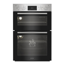 Indesit DII10DIX Electric Built In Double Oven - Stainless Steel DII10DIX