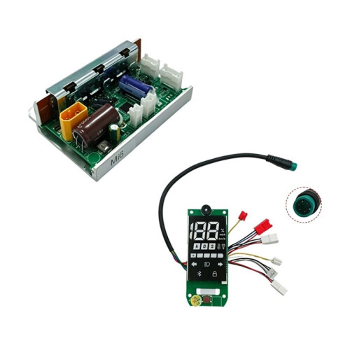 E-Scooter Controller with Dashboard Display Compatible with  6 Lite Replacement Parts Electric Scooter Control System Module