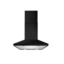 CDA 60cm Chimney Hood - Black ECH63BL